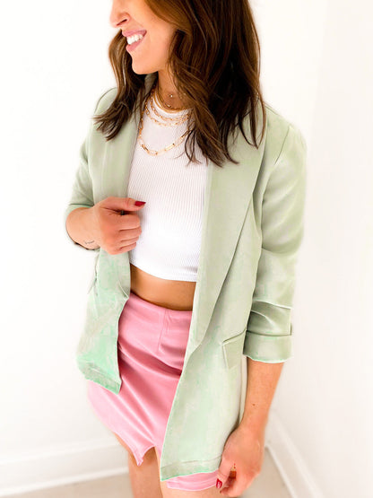 The Lydia Loose Fit Blazer Blouse