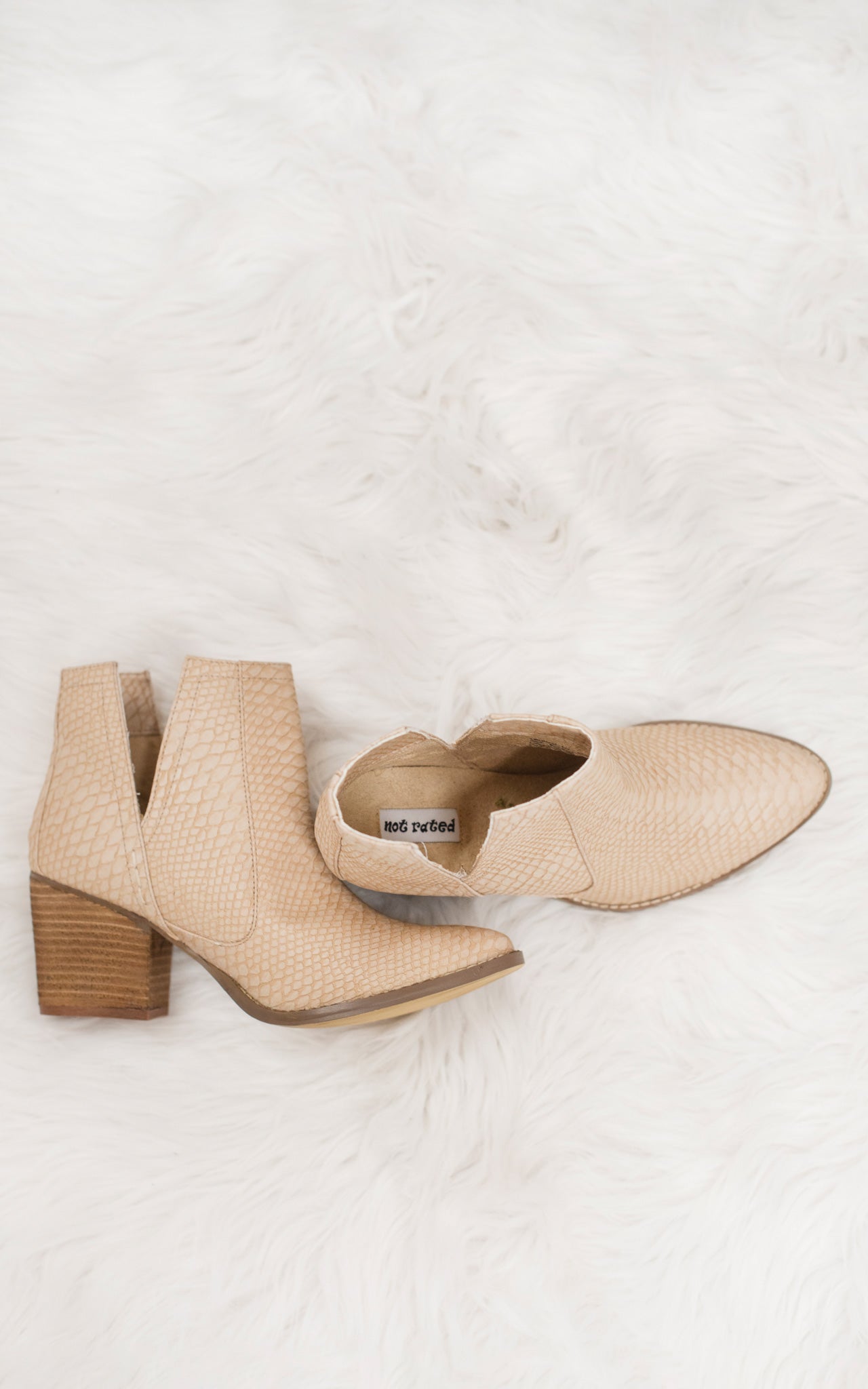 Not Rated Tarim Blush Booties