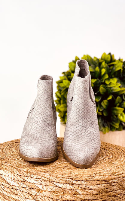 Not Rated Tarim Grey Booties