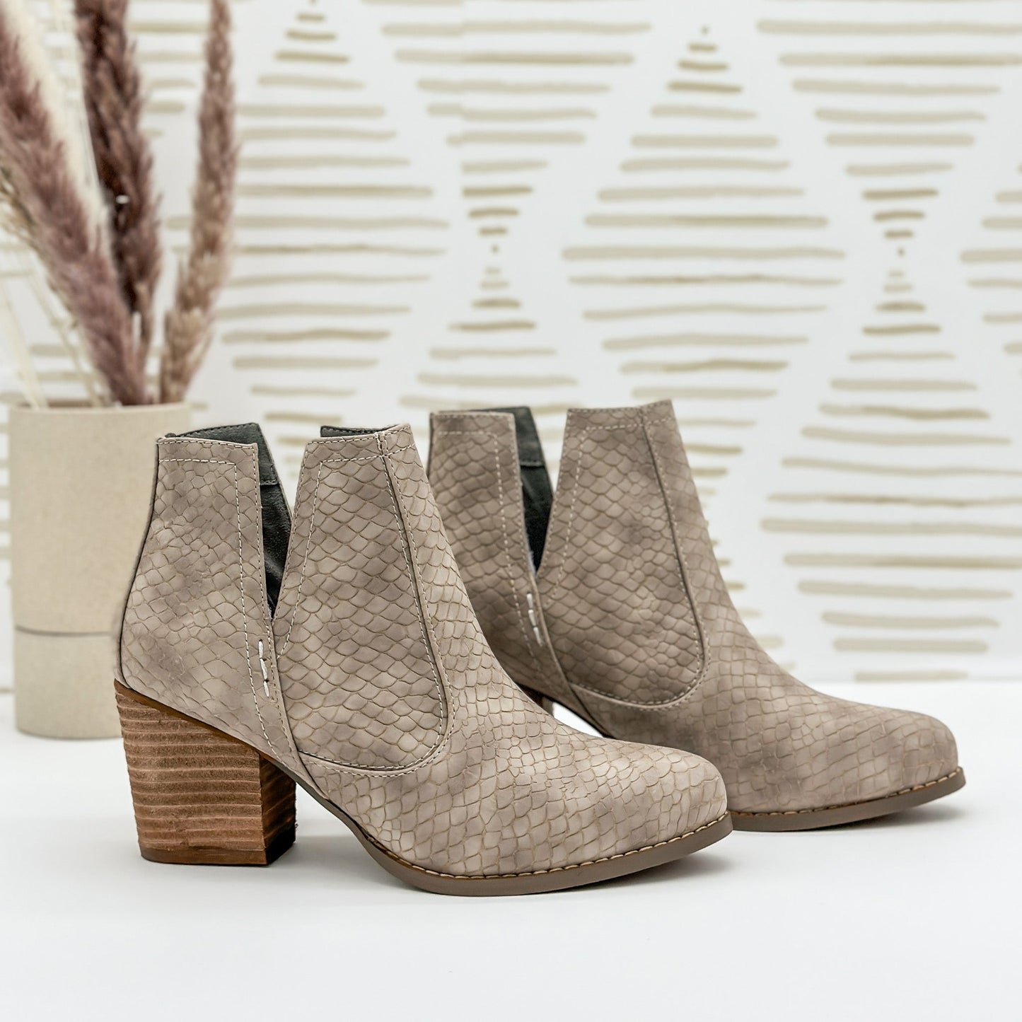 Not Rated Tarim Taupe Booties