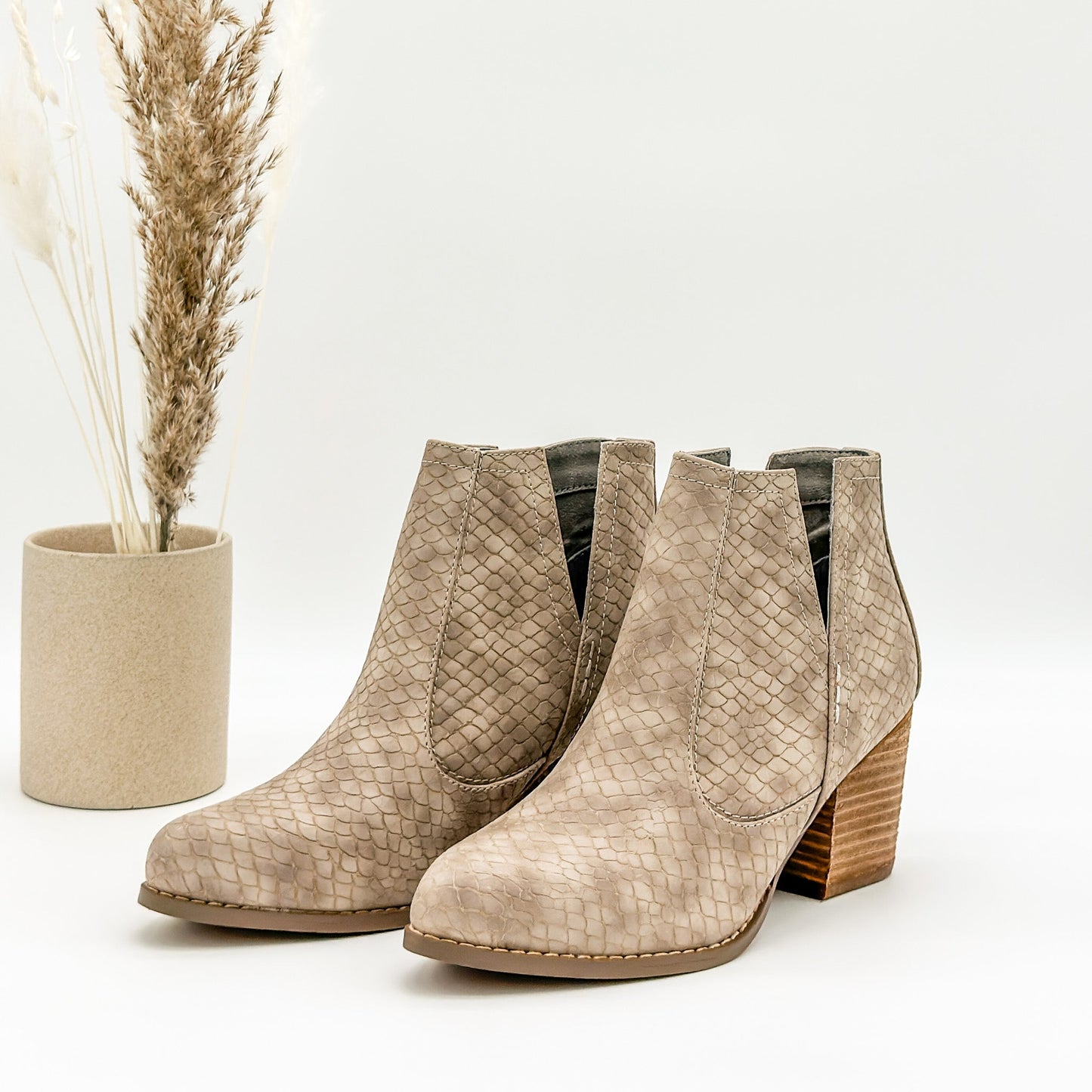 Not Rated Tarim Taupe Booties