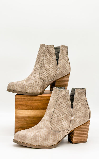 Not Rated Tarim Taupe Booties