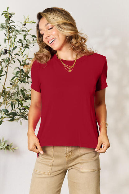 Basic Round Neck Short Sleeve Tees