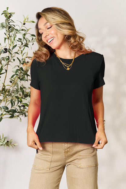 Basic Round Neck Short Sleeve Tees